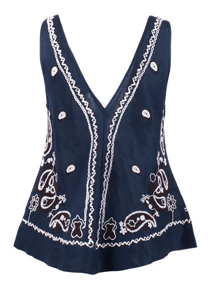 P.A.R.O.S.H. BLOUSE WITH EMBROIDERY