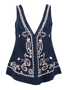 P.A.R.O.S.H. BLOUSE WITH EMBROIDERY