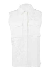 P.A.R.O.S.H. SHIRT WITH EMBROIDERY