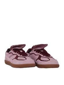 ALOHAS Tb.490 Club Suede Pink Leather Sneakers Altezza tacco 2 cm