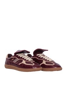 ALOHAS Tb.490 Club Patent Deep Burgundy Leather Sneakers Altezza tacco 2 cm