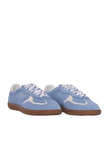 ALOHAS Tb.490 Rife Cornflower Blue Cream Leather Sneakers Altezza tacco 2 cm