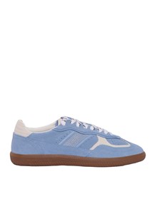 ALOHAS Tb.490 Rife Cornflower Blue Cream Leather Sneakers Altezza tacco 2 cm