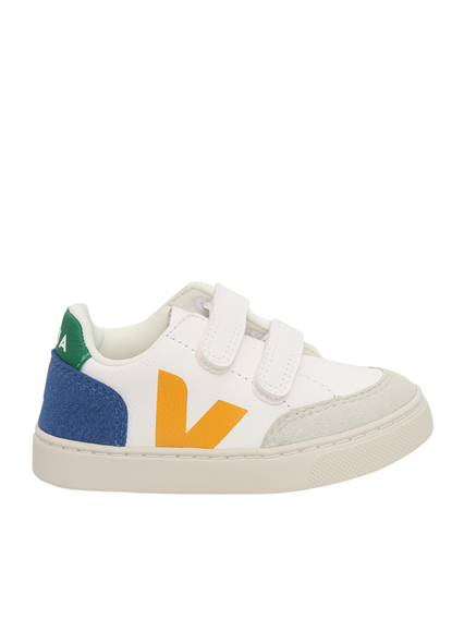 Veja SMALL V-12 CF EX-WHI_MULT-INDIGO SNEAKERS