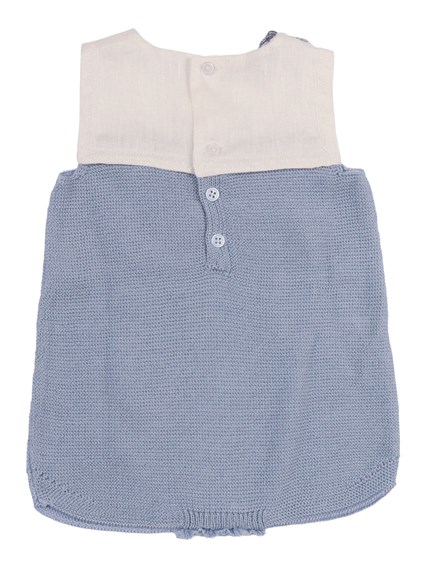 Paz Rodriguez KNIT NEWBORN ROMPER "ALEGRA"