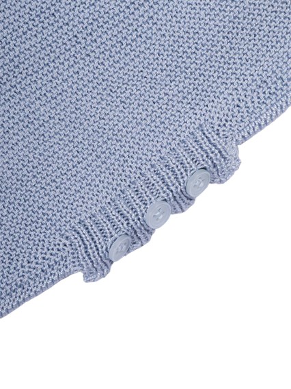 Paz Rodriguez KNIT NEWBORN ROMPER "ALEGRA"