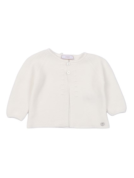 Paz Rodriguez KNIT NEWBORN CARDIGAN "ESENCIAL"