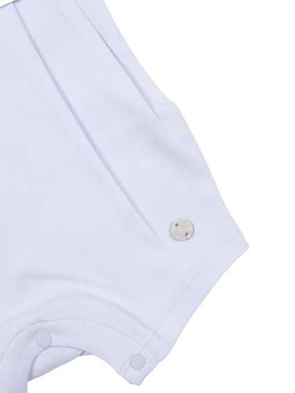 Paz Rodriguez KNIT NEWBORN ROMPER "INTERLOCK V26"