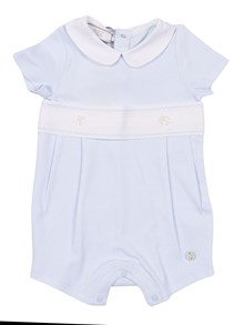 Paz Rodriguez KNIT NEWBORN ROMPER "INTERLOCK V26"