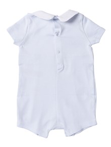 Paz Rodriguez KNIT NEWBORN ROMPER "INTERLOCK V26"