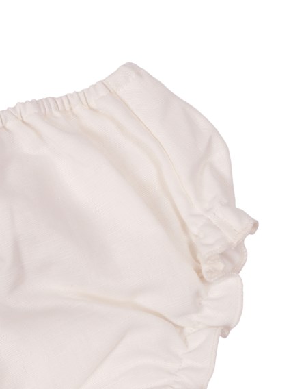 Paz Rodriguez WOVEN NEWBORN BLOOMERS "ALAIA"