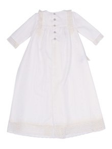 Paz Rodriguez WOVEN NEWBORN LONG DRESS "PAZ V26"
