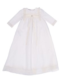 Paz Rodriguez WOVEN NEWBORN LONG DRESS "PAZ V26"