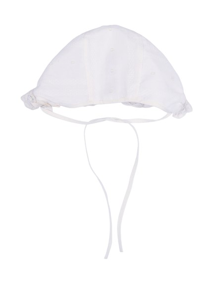 Paz Rodriguez WOVEN NEWBORN BONNET "PAZ V26"