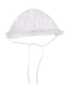 Paz Rodriguez WOVEN NEWBORN BONNET "PAZ V26"