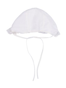 Paz Rodriguez WOVEN NEWBORN BONNET "PAZ V26"