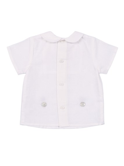 Paz Rodriguez WOVEN NEWBORN BLOUSE "NECTAR"