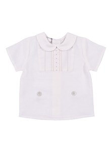 Paz Rodriguez WOVEN NEWBORN BLOUSE "NECTAR"