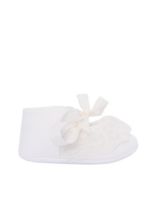 Paz Rodriguez WOVEN NEWBORN SHOES "PAZ V26"