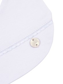 Paz Rodriguez KNIT NEWBORN BABY BIB "INTERLOCK V26"