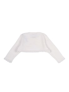 Paz Rodriguez KNIT INFANT GIRL SHORT CARDIGAN "CEREMONIA V26"