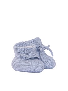 Paz Rodriguez KNIT NEWBORN BOOTIES "ESENCIAL"