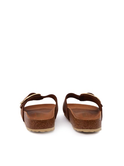 BIRKENSTOCK Madrid Big Buckle cognac, Oiled Leather, S
