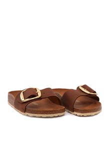 BIRKENSTOCK Madrid Big Buckle cognac, Oiled Leather, S