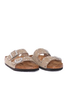 BIRKENSTOCK Arizona Rivet taupe, Suede Leather, S