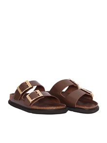 BIRKENSTOCK Arizona DB HEX shine carafe, Natural Leather, S