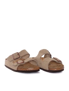 BIRKENSTOCK Arizona taupe, Suede Leather, S