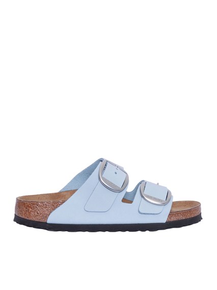 BIRKENSTOCK Arizona Big Buckle baby blue, Nubuck Leather