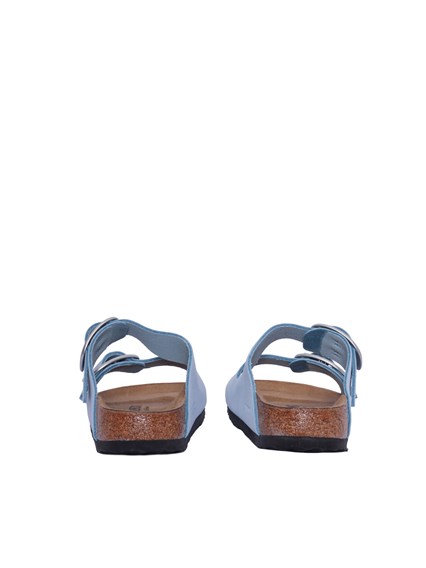BIRKENSTOCK Arizona Big Buckle baby blue, Nubuck Leather