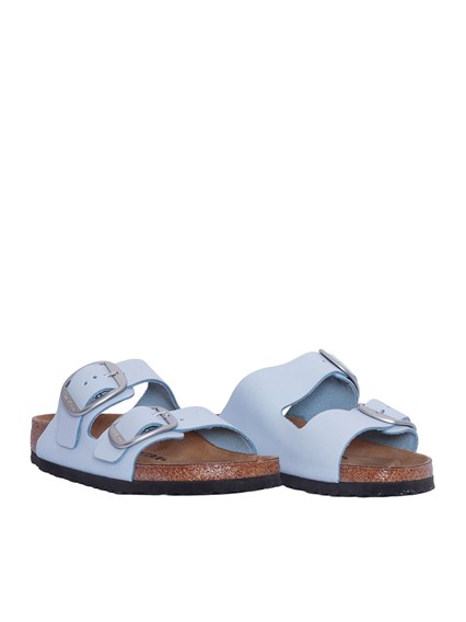BIRKENSTOCK Arizona Big Buckle baby blue, Nubuck Leather