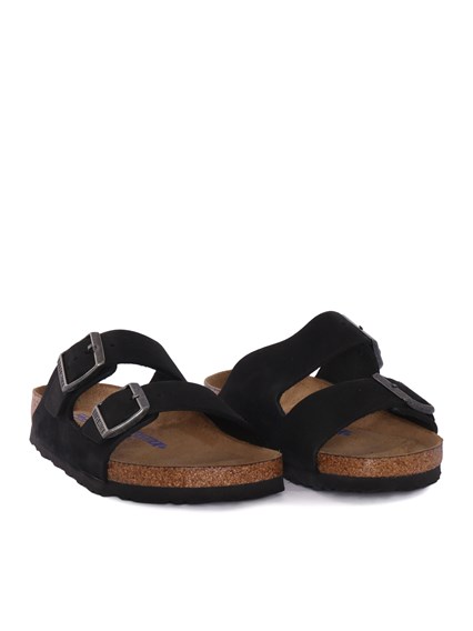 BIRKENSTOCK Arizona SFB black, Nubuck Leather, S