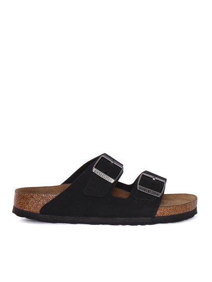 BIRKENSTOCK Arizona SFB black, Nubuck Leather, S
