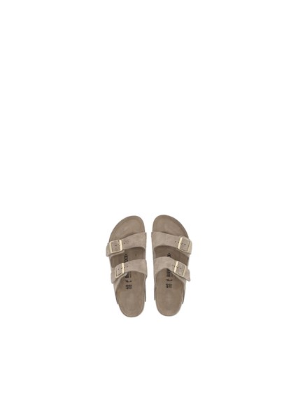BIRKENSTOCK Arizona EXQ taupe, Suede Leather