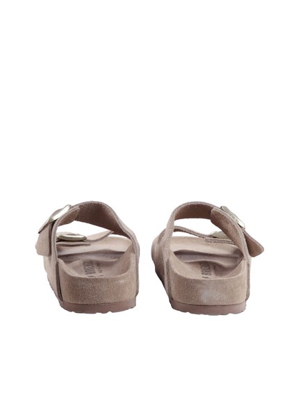 BIRKENSTOCK Arizona EXQ taupe, Suede Leather, S