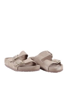 BIRKENSTOCK Arizona EXQ taupe, Suede Leather, S