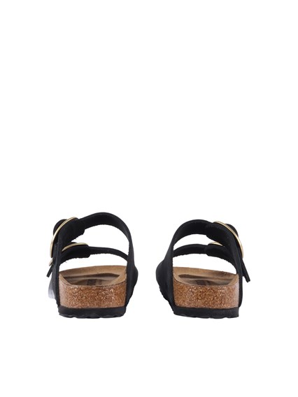 BIRKENSTOCK Arizona Big Buckle black, Nubuck Leather, S