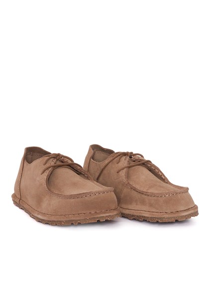 BIRKENSTOCK Utti Lace S gray taupe, Suede Leather