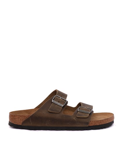 BIRKENSTOCK Arizona SFB faded khaki, Oiled Leather