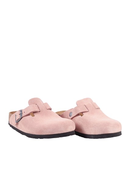 BIRKENSTOCK Boston pink clay, Suede Leather, S