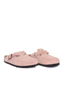 BIRKENSTOCK Boston pink clay, Suede Leather, S