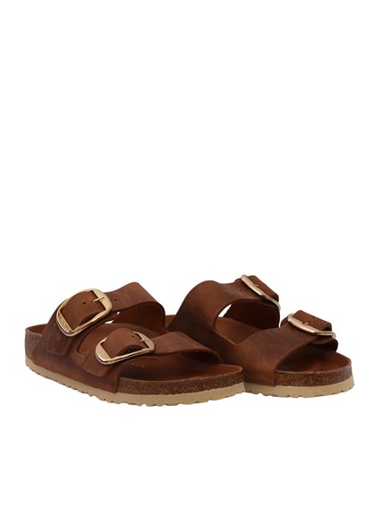 BIRKENSTOCK Arizona Big Buckle cognac, Oiled Leather, S