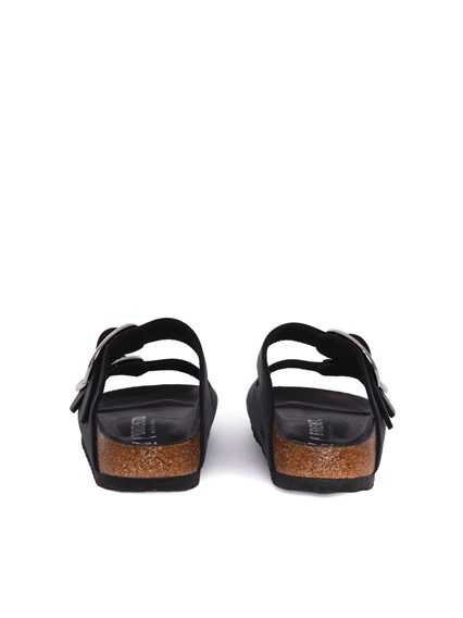 BIRKENSTOCK Arizona Big Buckle black, Oiled Leather, S