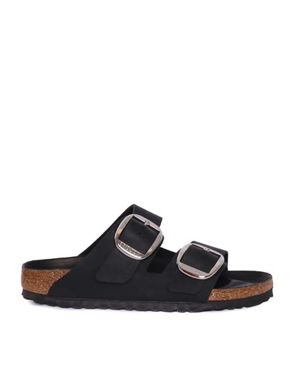 BIRKENSTOCK Arizona Big Buckle black, Oiled Leather, S