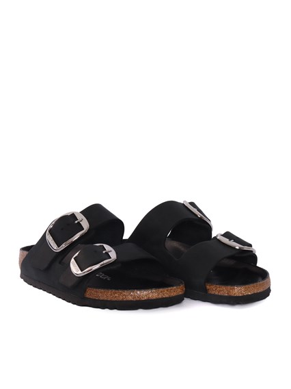 BIRKENSTOCK Arizona Big Buckle black, Oiled Leather, S