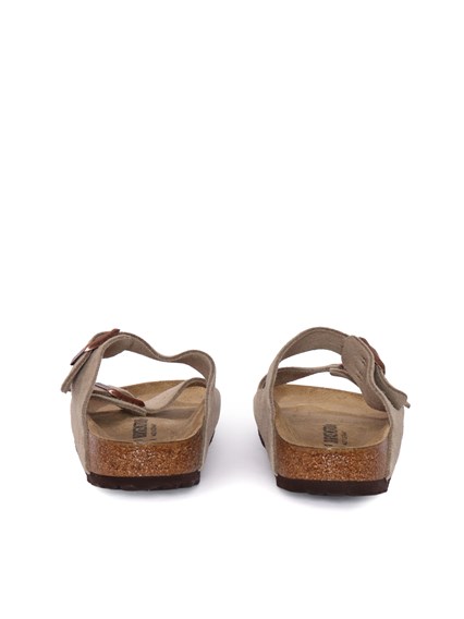 BIRKENSTOCK Arizona taupe, Suede Leather