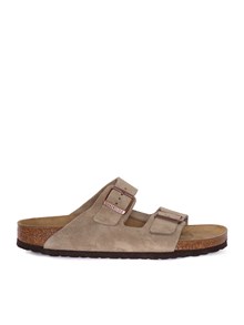 BIRKENSTOCK Arizona taupe, Suede Leather